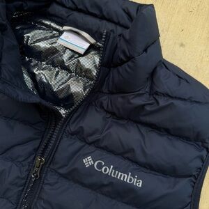 Columbia Navy omni heat puffer Insulated Vest new with tags